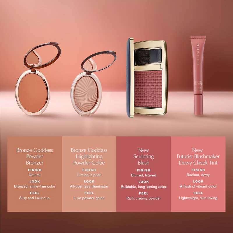 Estée Lauder Futurist Blushmaker Dewy Cheek Tint | Hydrating Liquid Blush with Glycerin, 02 Across the Dance Floor, 0.34 Ounce
