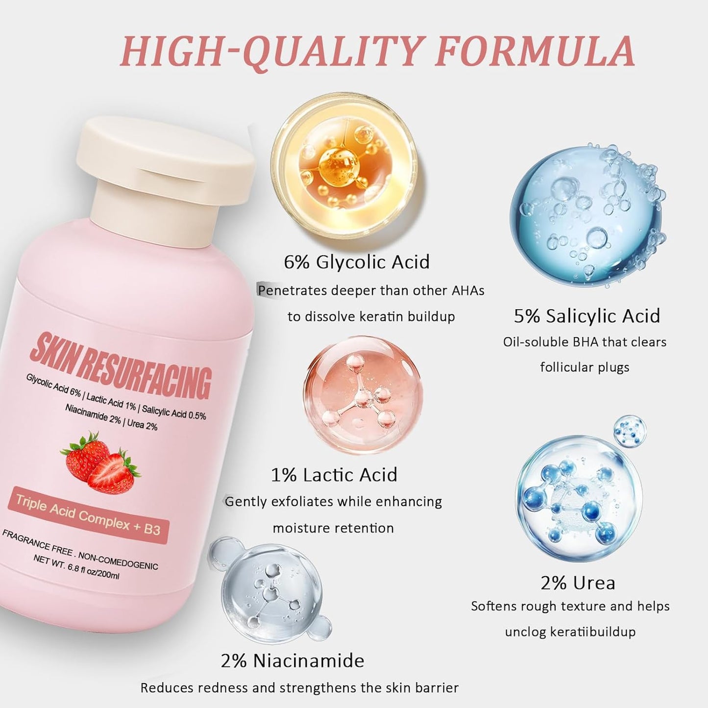 Strawberry Skin Treatment - Advanced Triple-Acid Cream for Keratosis Pilaris | Smooth & Resurface Skin (1)