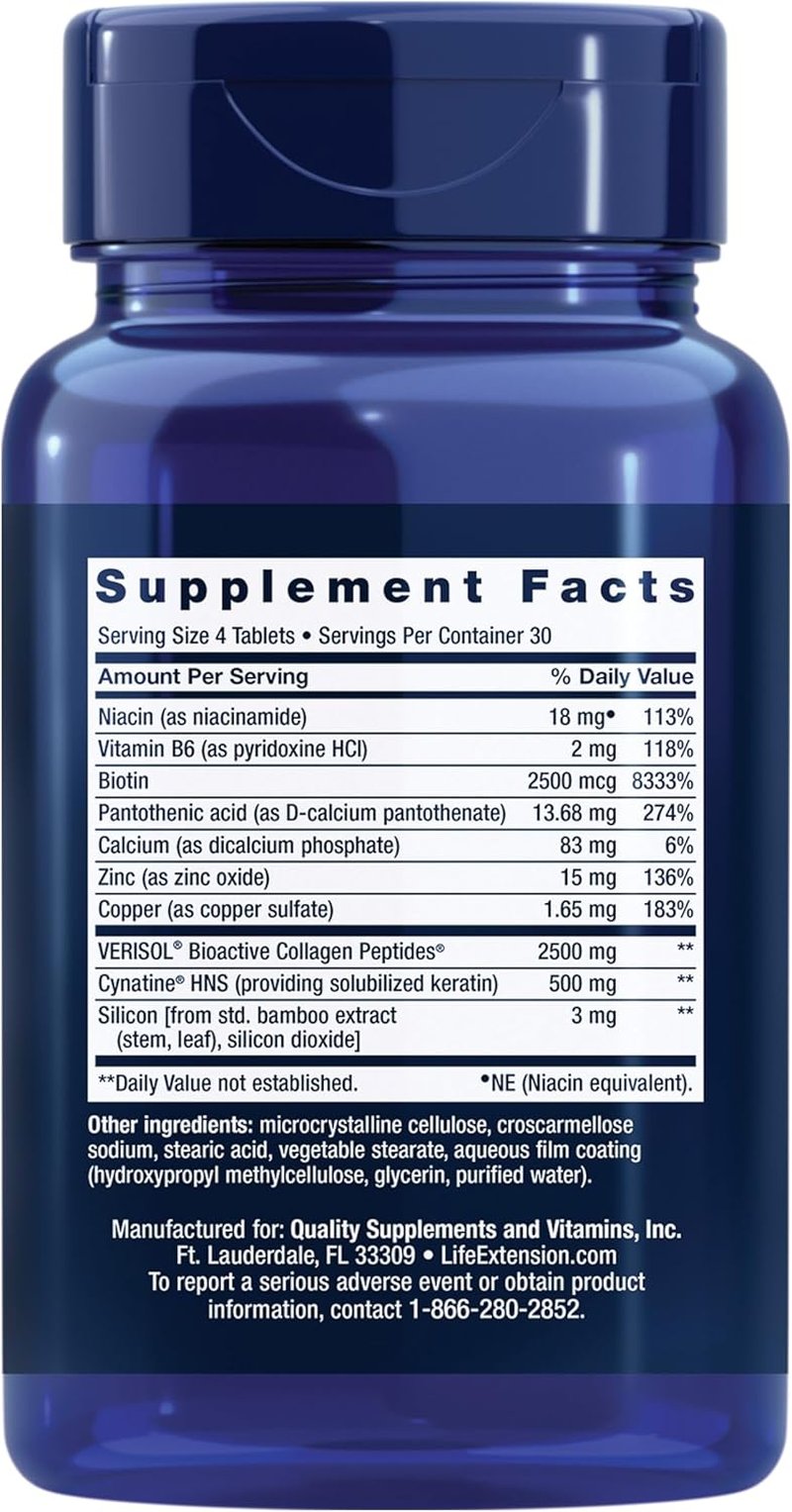 Collagen Plus for Hair, Skin & Nails - 120 Count Dietary Supplement