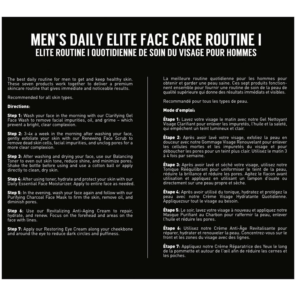 Men's Daily Elite Face Care Routine I