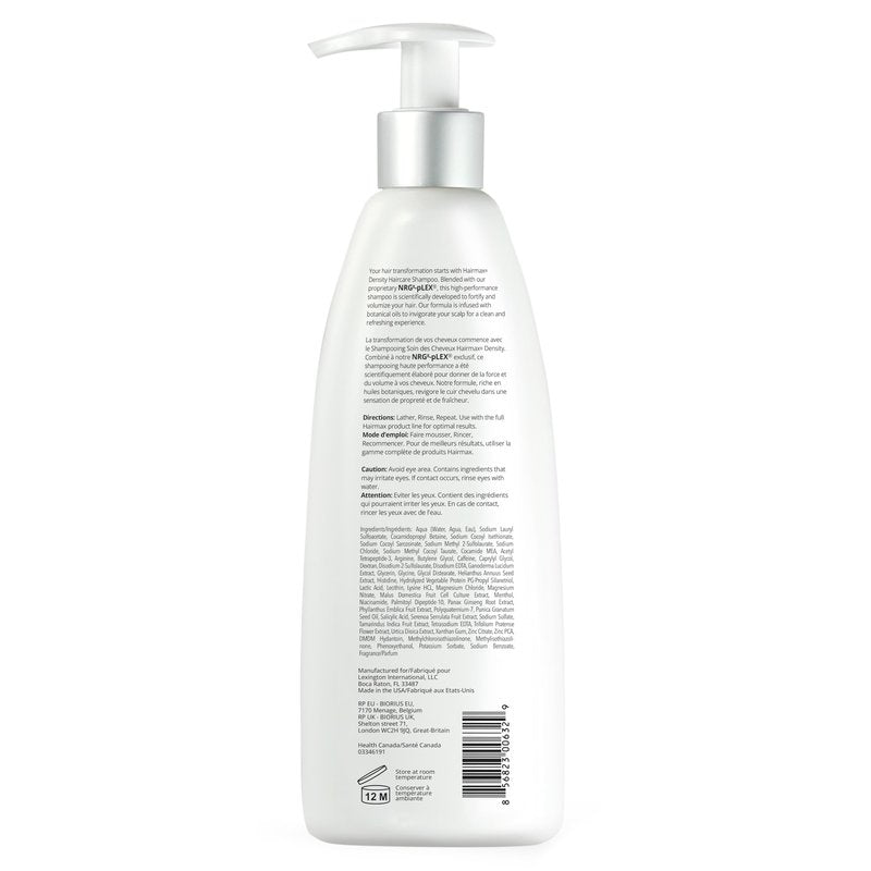 Hairmax Density Shampoo for Thinning Hair Cleanses and Exfoliates For Men & Women 10 fl oz /300 ml