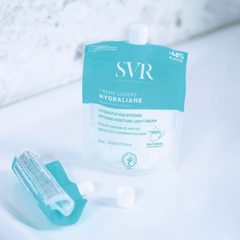 SVR - Hydraliane Hydrating Face Cream - Daily Face Moisturizer for Normal to Combination, Sensitive Skin - 24H Hydration - Dermatologically Tested, Non-Comedogenic, -100% Naturally-Derived - 1.3 fl.oz