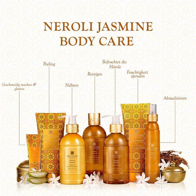 Neroli Jasmine Gentle Hand Wash - Hydrating Floral Hand Care for Soft Skin | Luxury 10.1 oz