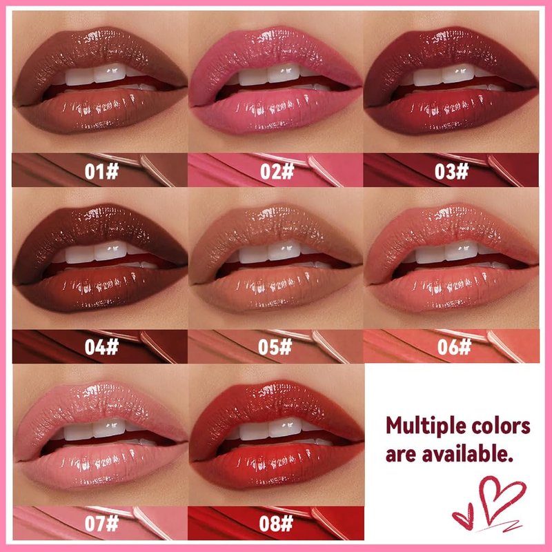 Light Pink Honey Tinted Lip Stain Lip Balm Lip Gloss Lipstick, Sheer Hydrating Lip Stains Tint, Moisturizing Lip Color for All Skin Tones, Nourishing Lip Balm with a Hint of Natural Black Cherry