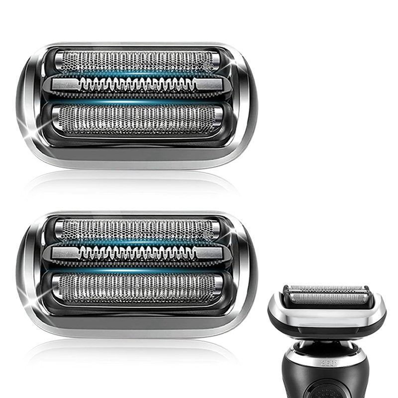 Replacement Shaver Heads for Braun Series 7 | 2-Pack Compatible with 7020, 7027, 7071, 7075, 7085 - Wet & Dry Use for Men
