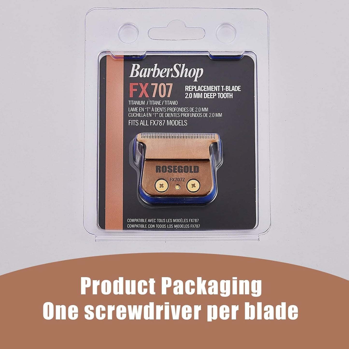Replacement Blades for BaByliss PRO FX787 & FX726 Trimmers - Precision Cutting Performance