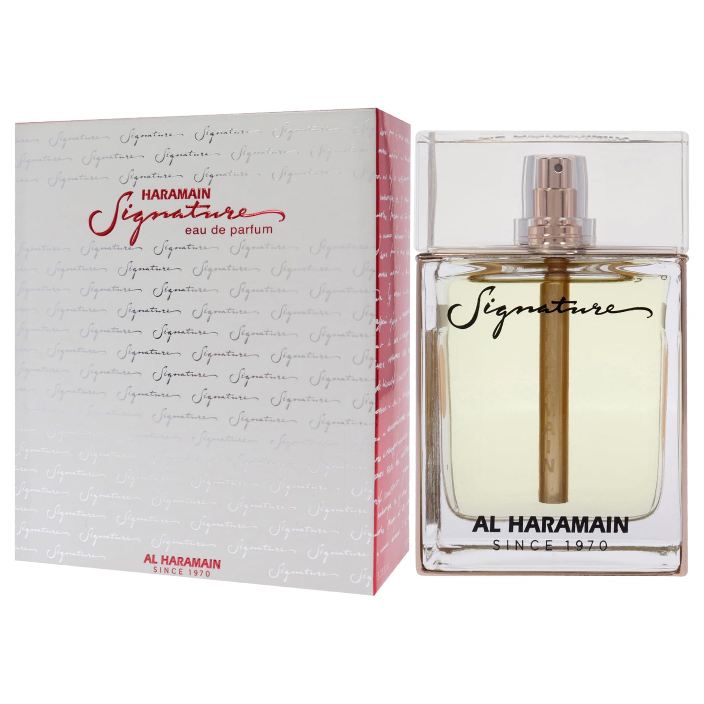 Al Haramain Signature Rose Gold - Perfume for Women - Enchanting and Sophisticated Perfume with Bergamot, Jasmine, Amber Notes - 3.4 oz EDP Spray