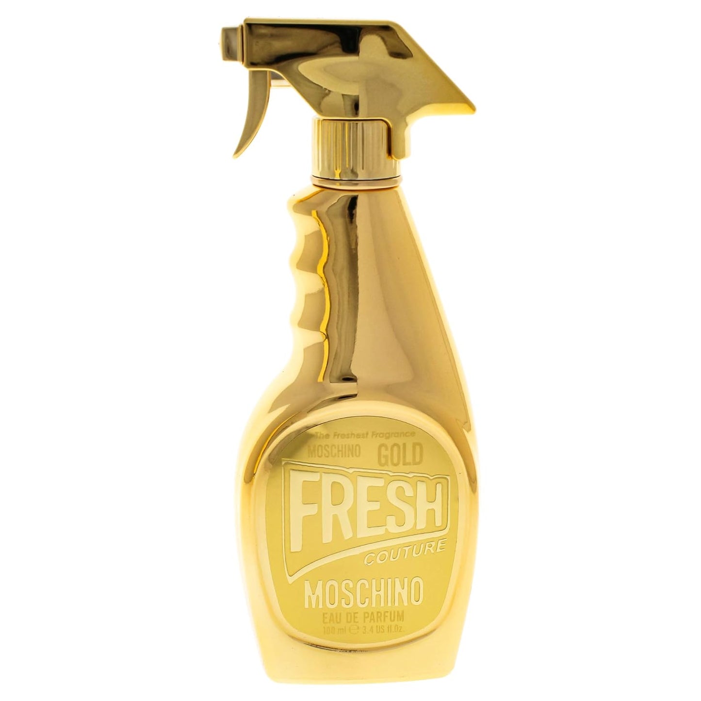 Moschino Gold Fresh Couture Eau De Toilette Spray for Women - 3.4 Ounce, Floral Fragrance