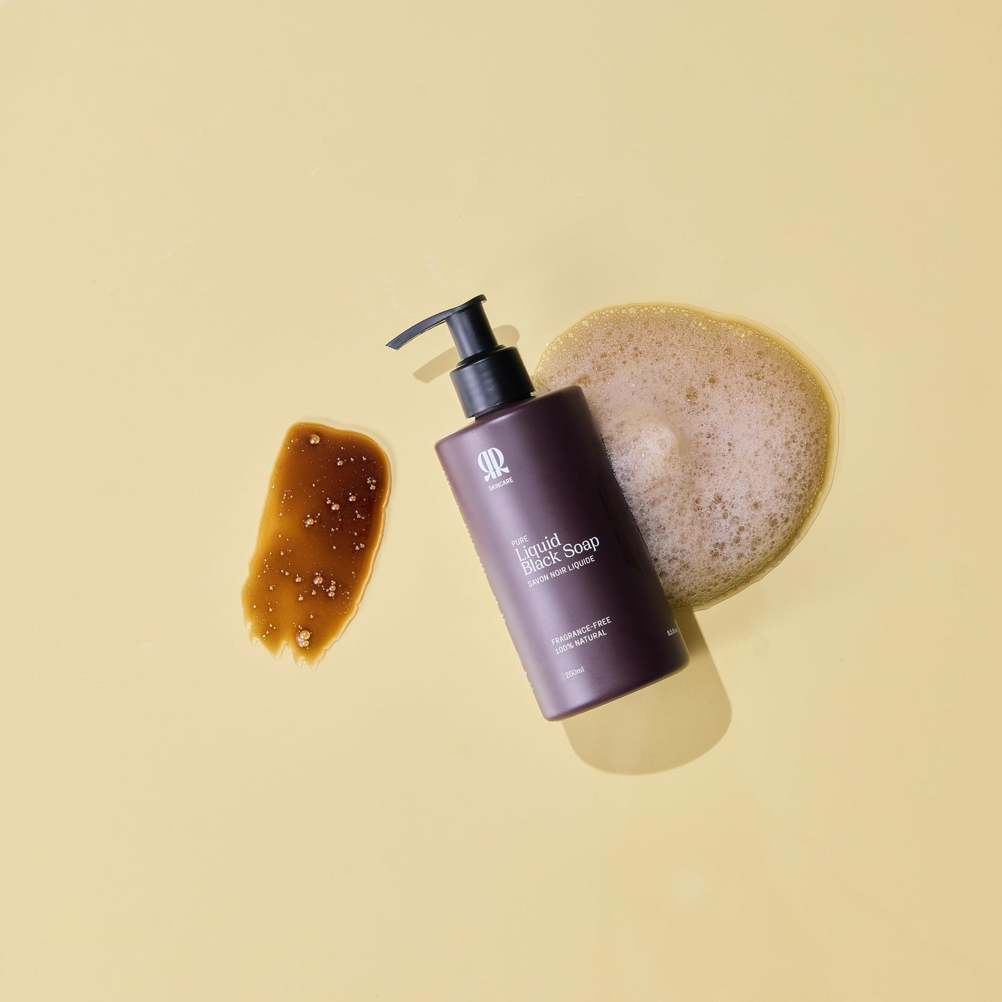 R&R Skincare Pure Liquid African Black Soap Body Wash with Shea Butter – Hydrating & Moisturizing for All Skin Types – Unscented – 8.5 fl oz