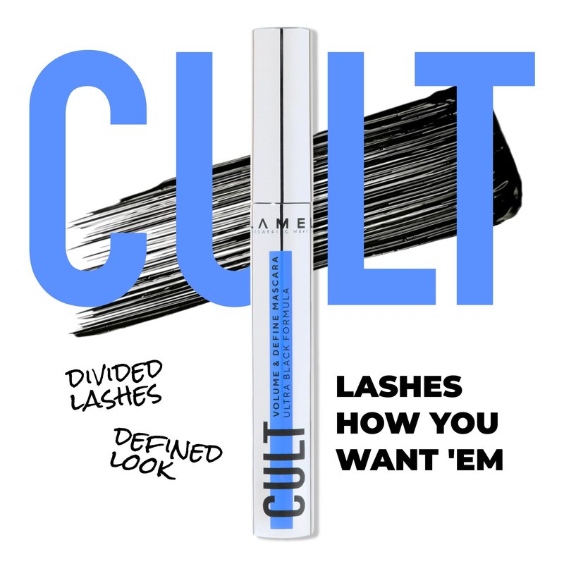 LAMEL Cult Volume & Define Mascara – Volumizing & Curling, Smudge-Proof, Flake-Free, Deep Black Pigment Mascara - 404