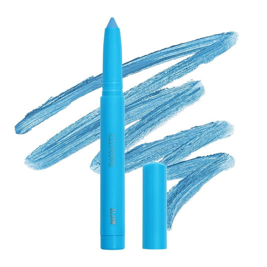 About-Face Shadowstick - Long-Wear Cream Eyeshadow Stick | Matte & Pearly Finishes - 0.049 oz (Creature - Matte Blue)