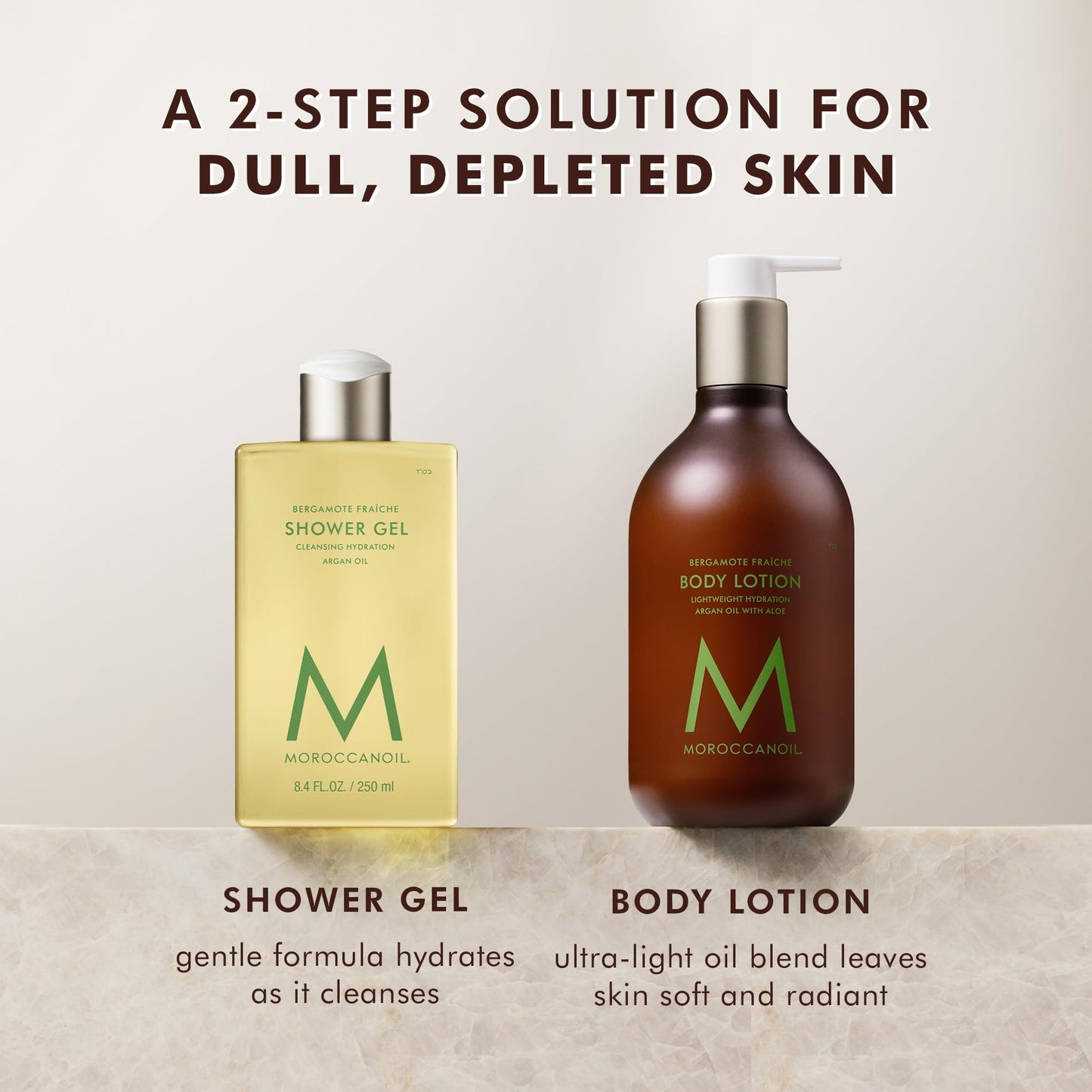 Moroccanoil Shower Gel & Body Lotion, Bergamote Fraiche Bundle