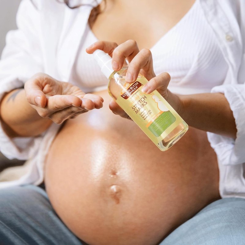 Palmer's Cocoa Butter Massage Oil - Stretch Mark & Pregnancy Skincare | 3.4 Oz