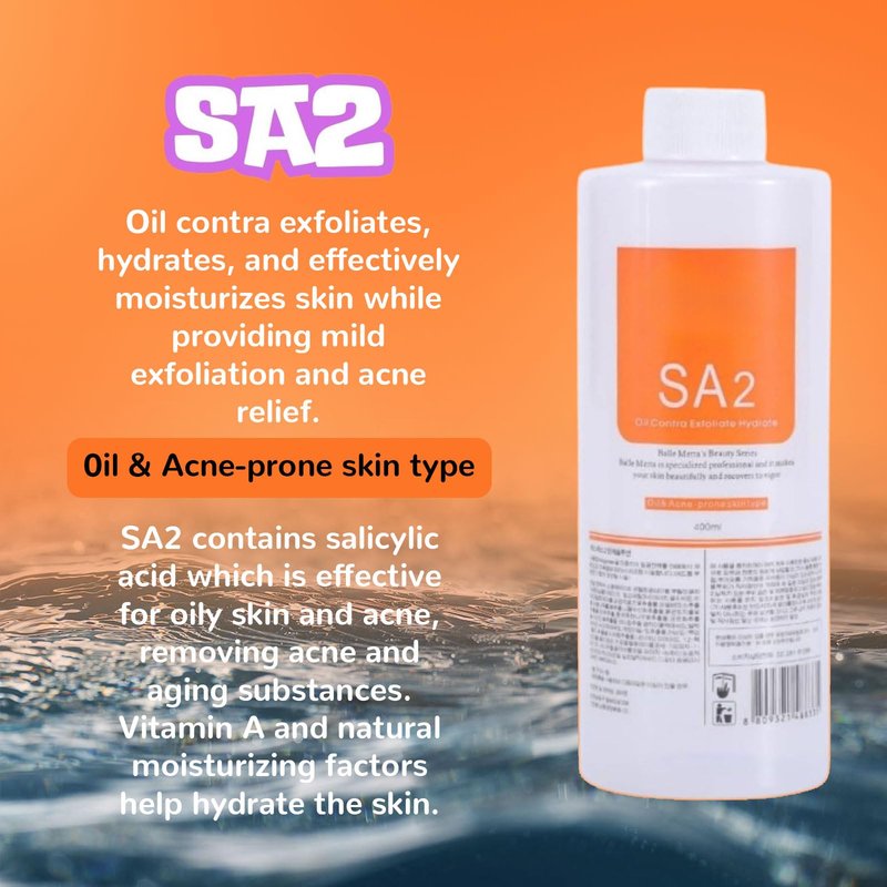 Elvenstars Hydrate Solution for Facial Machine Hydrogen Oxygen Professional, AS1 SA2 AO3 Solution Serums for Hydration Face Cleaning, Face Skin Care, Hydrating, Exfoliate 400ml/3pcs