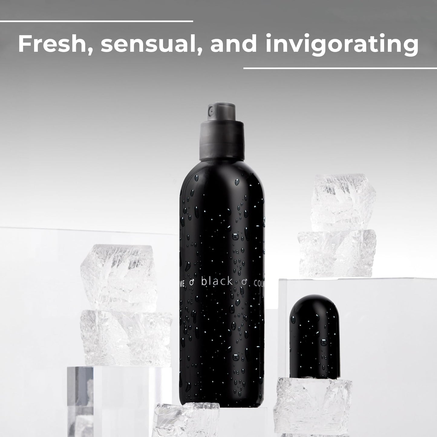 COLOUR ME Milton-Lloyd Black Homme - Eau de Parfum - Long Lasting Perfume for Men - Vanilla, Sandalwood Cologne for Men - Woody Men's Cologne - 3 oz.