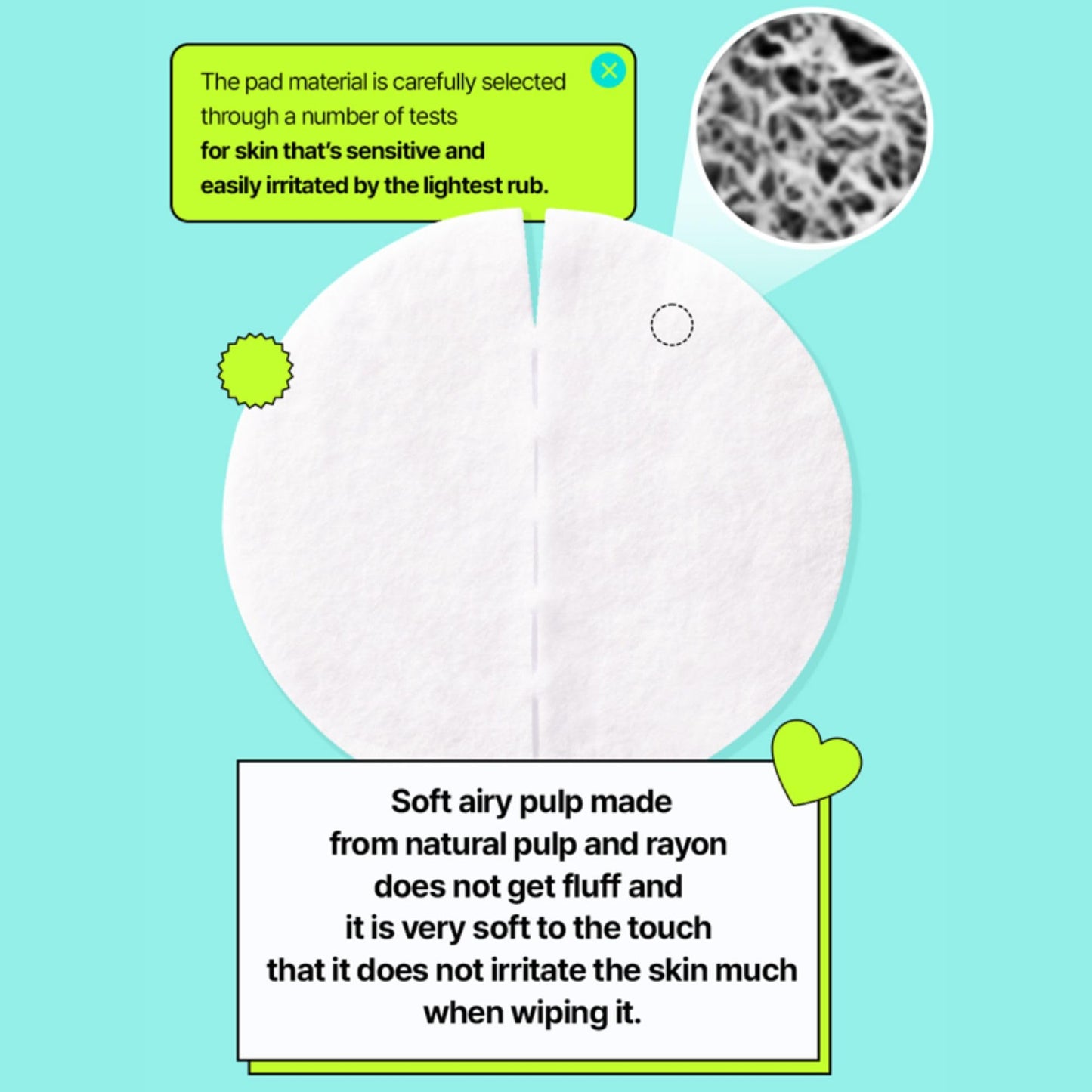EDIT.B Calming Tok Cica Heartleaf Trouble Pads, Cooling & Hydrating Facial Toner Pads for Sensitive Skin, Mild Exfoliating & Soothing, Easy-Split for Multi-Use, Daily Korean Skin Care (70 Sheets)
