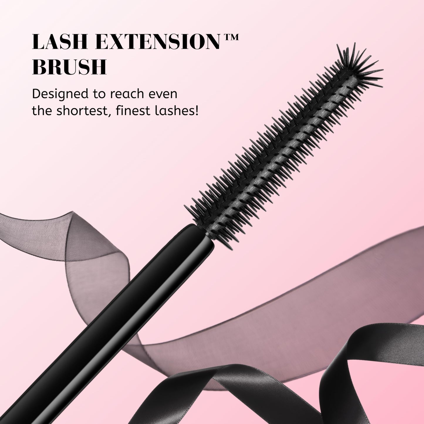 Too Faced Ribbon Wrapped Lash Mascara | Extreme-Length Tubing Mascara + 24-Hour Volume & Curl | Flake-Resistant, Smudge-Proof, Clump-Free Formula, Lash Extension Effect, Black, 0.27 Fl Oz