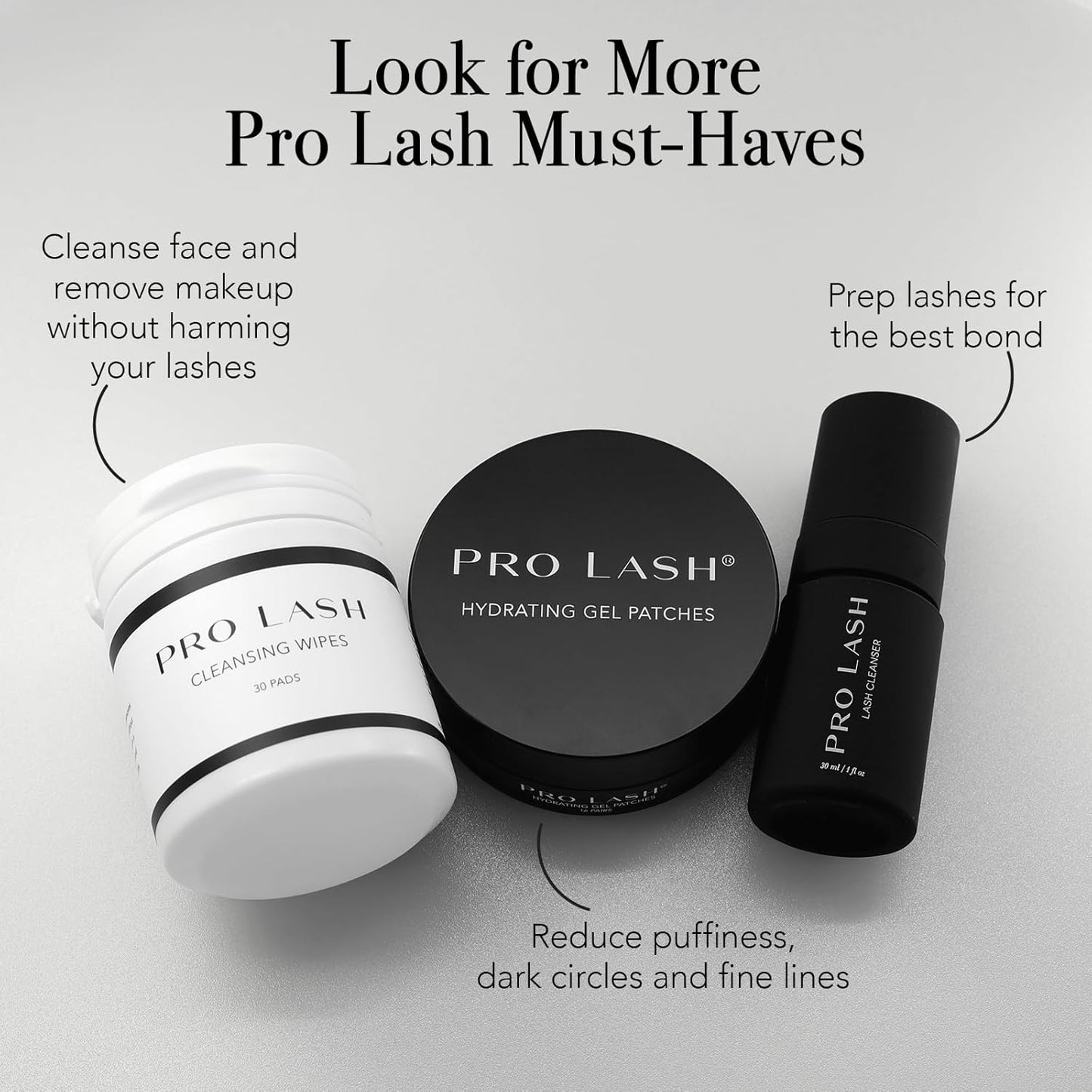 Pro Lash Eyelash Cluster Set - Easy Application Waterproof Lashes | Classic Shorties No. 05 - Black - 10 Day Wear