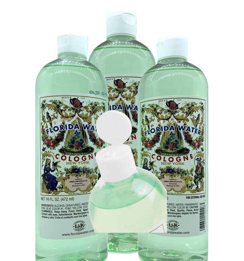 Lanman & Kemp Agua de Florida Splash Cologne 16 Fl.Oz./472ml (Pack of 3)