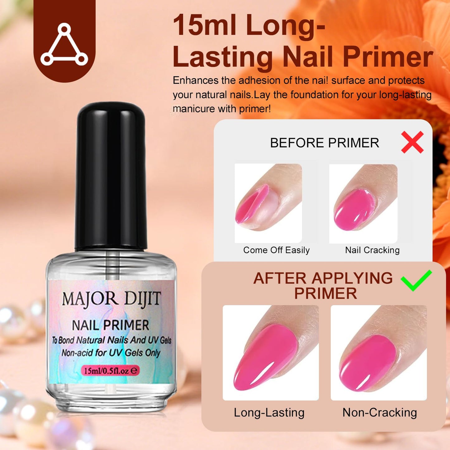 Major Dijit Complete Acrylic Nail Starter Kit with LED Lamp, 12 Colors Powder Acrylic Liquid Base/Top Coat Primer Electric Drill – DIY Nail Art Tools for Home & Salon