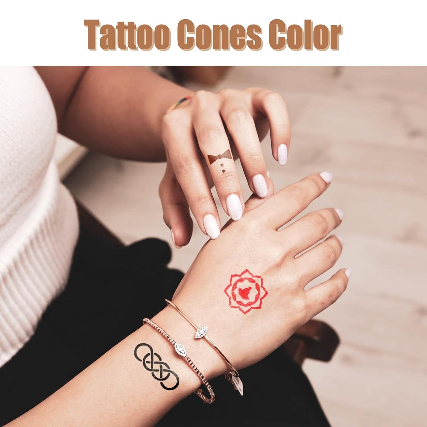 Temporary Tattoo Kit - 146 Pcs for Teens & Adults | 3 Tattoo Pastes, 136 Reusable Stencils for DIY Body Art