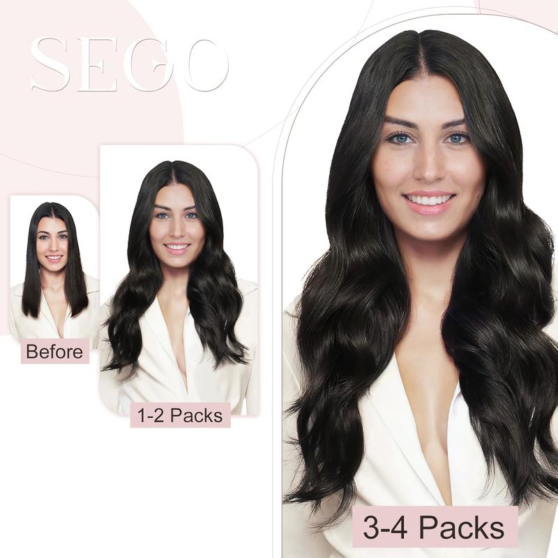 U Tip Hair Extensions - Human Hair Keratin Bonded for Silky Straight Highlights | 50 Strands, 50g, 14” Jet Black