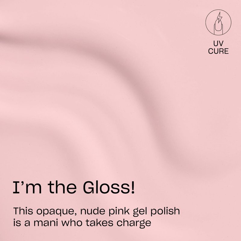 OPI GELement I’m the Gloss! | Opaque Soft Rose Pink Crème LED Cure Gel Nail Polish | DIY Salon Quality Gel Manicure | Vegan Formula, Durable Wear with High Shine Finish | 0.3 Fl Oz.
