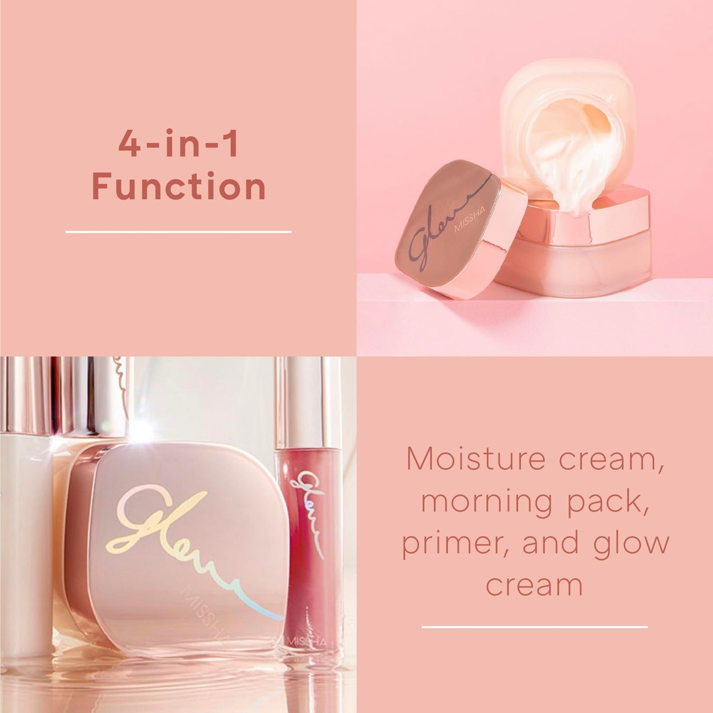 MISSHA M Perfect Cover BB Cream No.21 & Glow Skin Balm Bundle