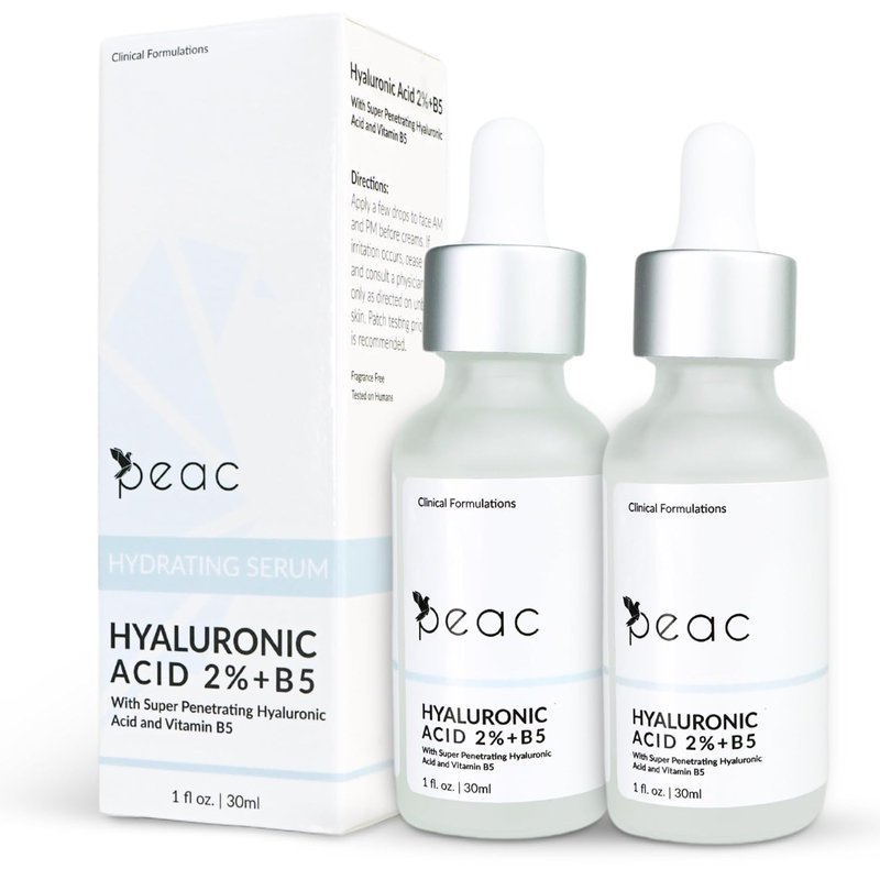 Hyaluronic Acid Serum 2% + B5 - Hydrating & Lightweight Moisturizer | 60ml for All Skin Types