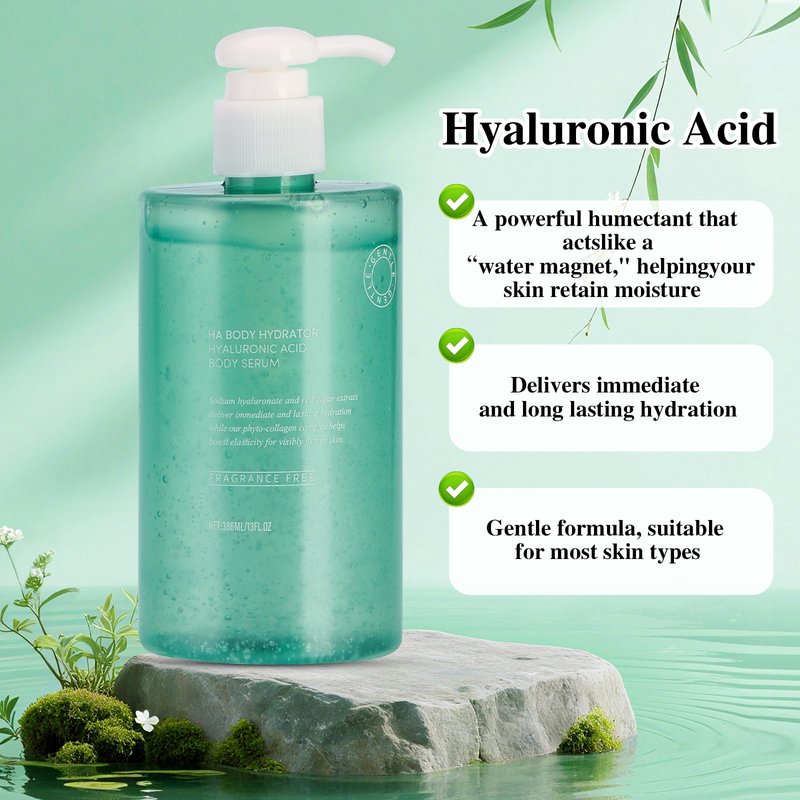 ONRSV Body Hydrator Hyaluronic Acid Body Serum for Dry Skin, Body Lotion with Red Algae Extract, Long-Lasting Moisturizing, Rich Yet Non-Greasy Moisturizer for Men & Women