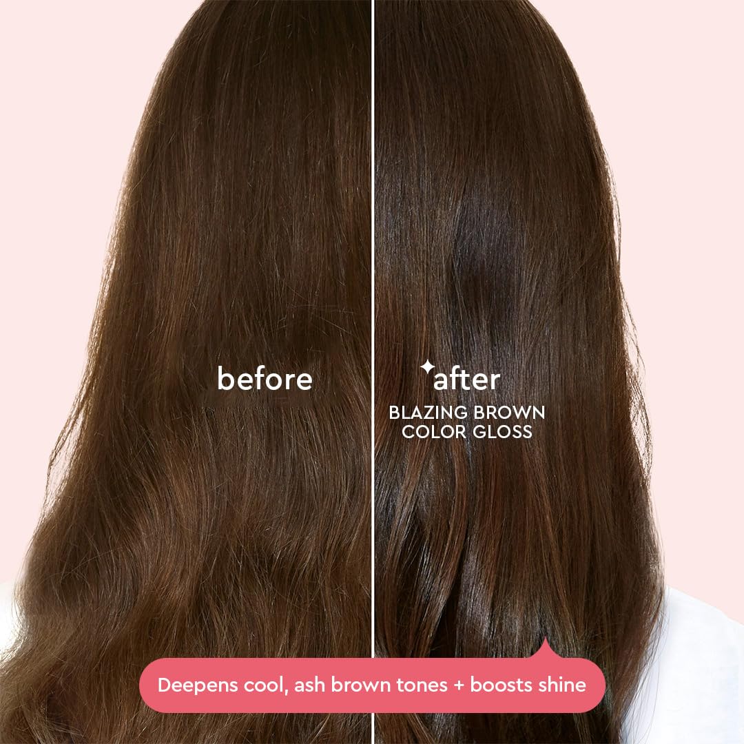 Glaze Supergloss Color Conditioning Gloss With Dispensing Pump – Hydrating Semi-Permanent Color Hair Gloss & Shine Boost – Vegan, Cruelty-Free