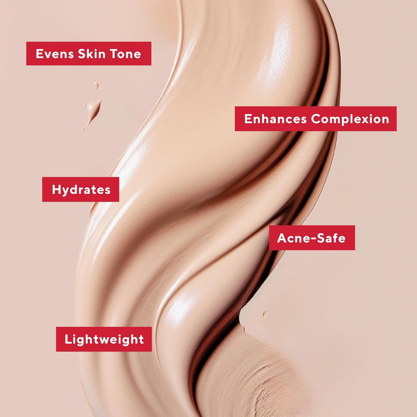 Mirabella Invincible HD Liquid Foundation - Full-Coverage, Moisturizing Makeup for All Skin Types | Dark V