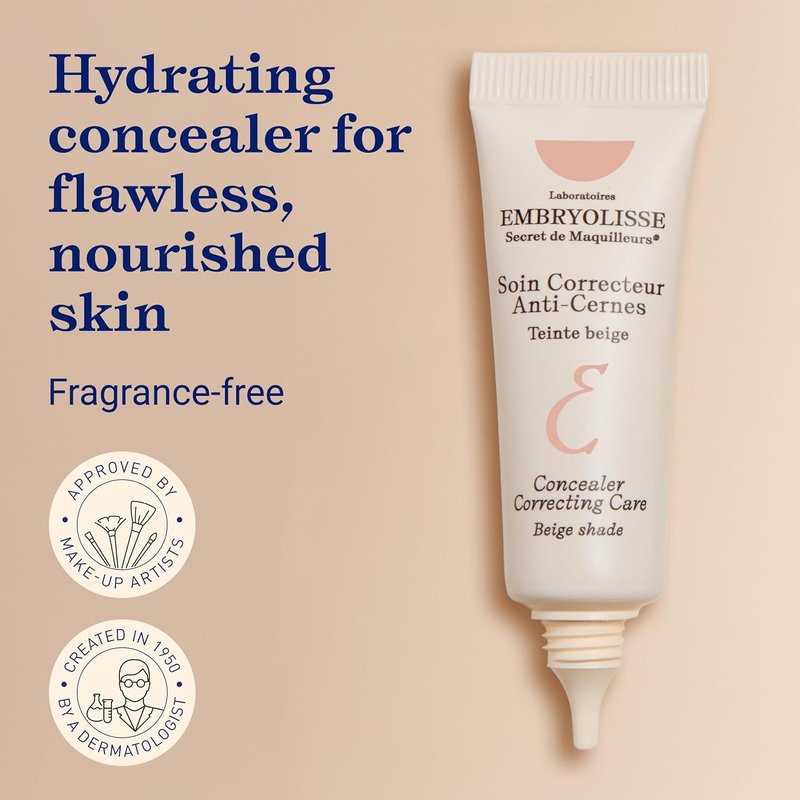 Embryolisse Concealer - Hydrating Under Eye Makeup for Dark Circles & Puffiness | 0.27 fl oz