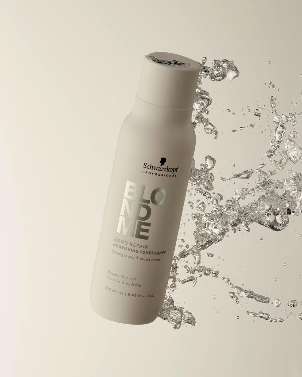 BlondMe Bond Repair Conditioner for Blonde Hair - Moisturizes, Softens & Detangles | Lightweight Formula for Lightened & Grey Hair