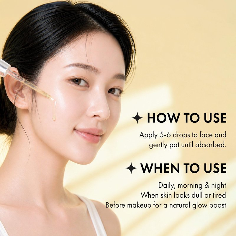 TWENTY KEI Vitamin Serum for Face, Korean Brightening Serum for Dull-Looking Skin, Lightweight Glow Serum for Radiance & Even-Looking Tone, Daily Facial Serum, 2.02 Fl Oz