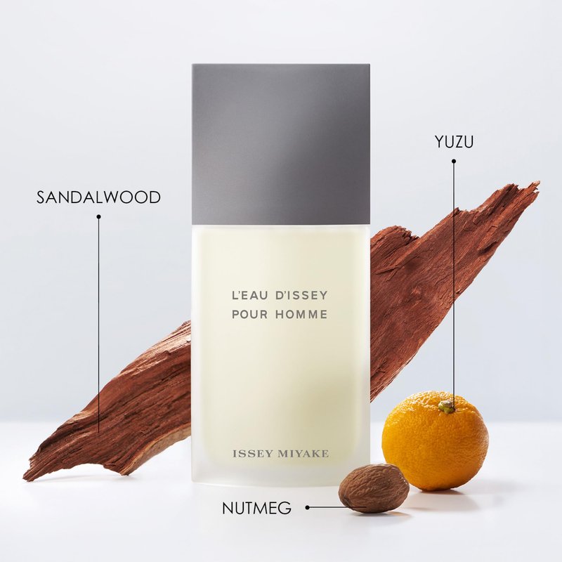 Issey Miyake L'Eau d'Issey Pour Homme Eau de Toilette - Fragrance for Men - Pure & Fresh - With Notes of Yuzu, Nutmeg & Sandalwood - 6.7 oz