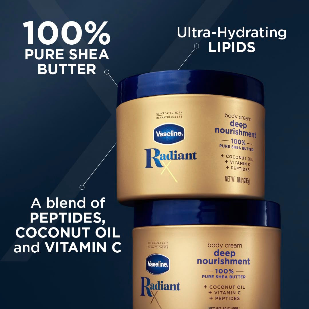 Illuminate Me Body Butter - Whipped Body Cream with 100% Pure Shea Butter, Coconut Oil & Vitamin C | 10 oz