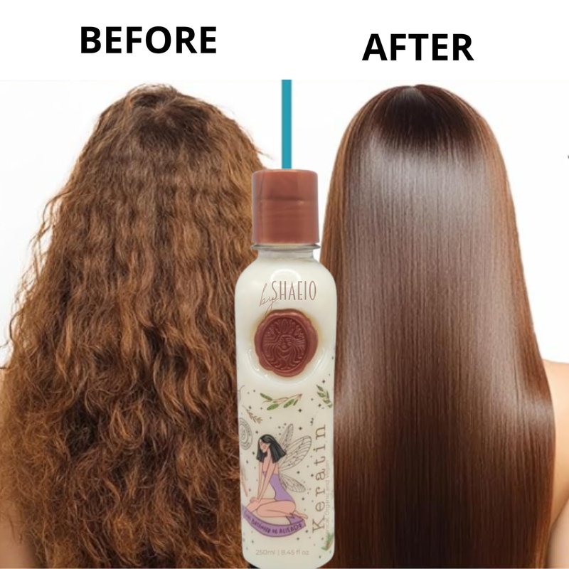RITUAL BOTANICO Keratina para alisar el pelo 250ML + Termoprotector 120ML - Keratin Hair Treatment - Brillo, sedosidad y nutrición Omega 9 y 12 Aceites esenciales+Aminoacidos (Incluye Aplicador)