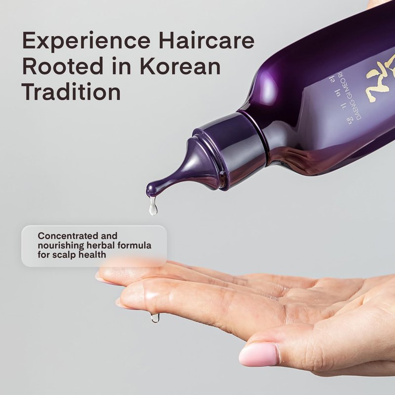 Daeng Gi Meo Ri- Vitalizing Scalp Nutrition Pack, Helps with Hair Loss, Strengthens Hair Follicles by Delivering Herbal Essence Deep into The Scalp, 145ml