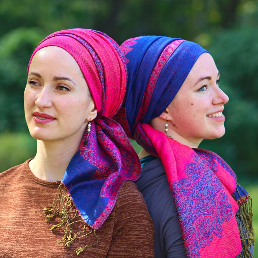 Wrapunzel Headwrap No Slip Volumizer, hair covering under scarves headscarf wrap chemo cap headwear turban hijab Made in USA