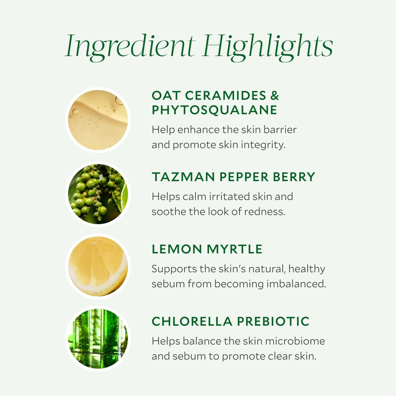 Tata Harper Clarifying Moisturizer, Natural Mattifying Moisturizer for Oily & Blemish-Prone Skin, Lightweight Face Cream, 50ml