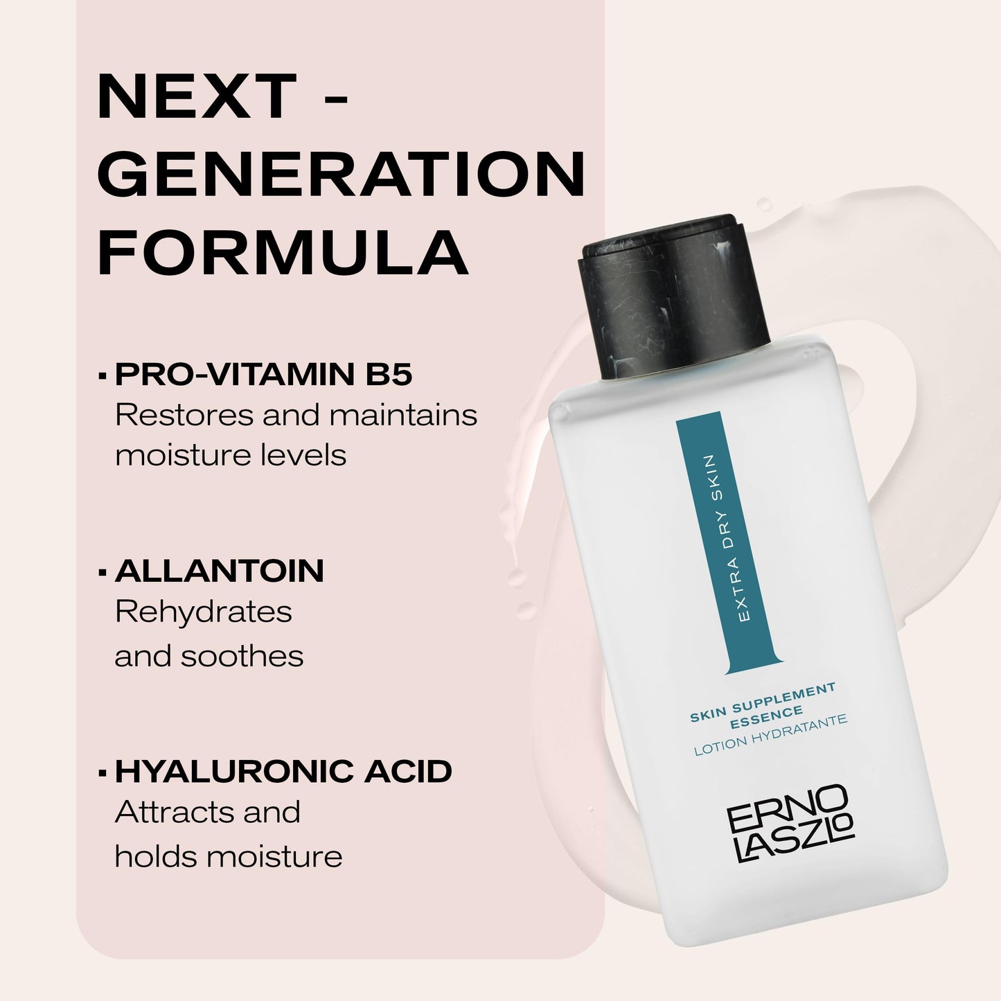 Erno Laszlo Extra Dry Skin Supplement Essence | Hydrating Alcohol-Free Facial Toner for Flaky Skin | Refresh Skin Complexion | 6.8 Fl Oz