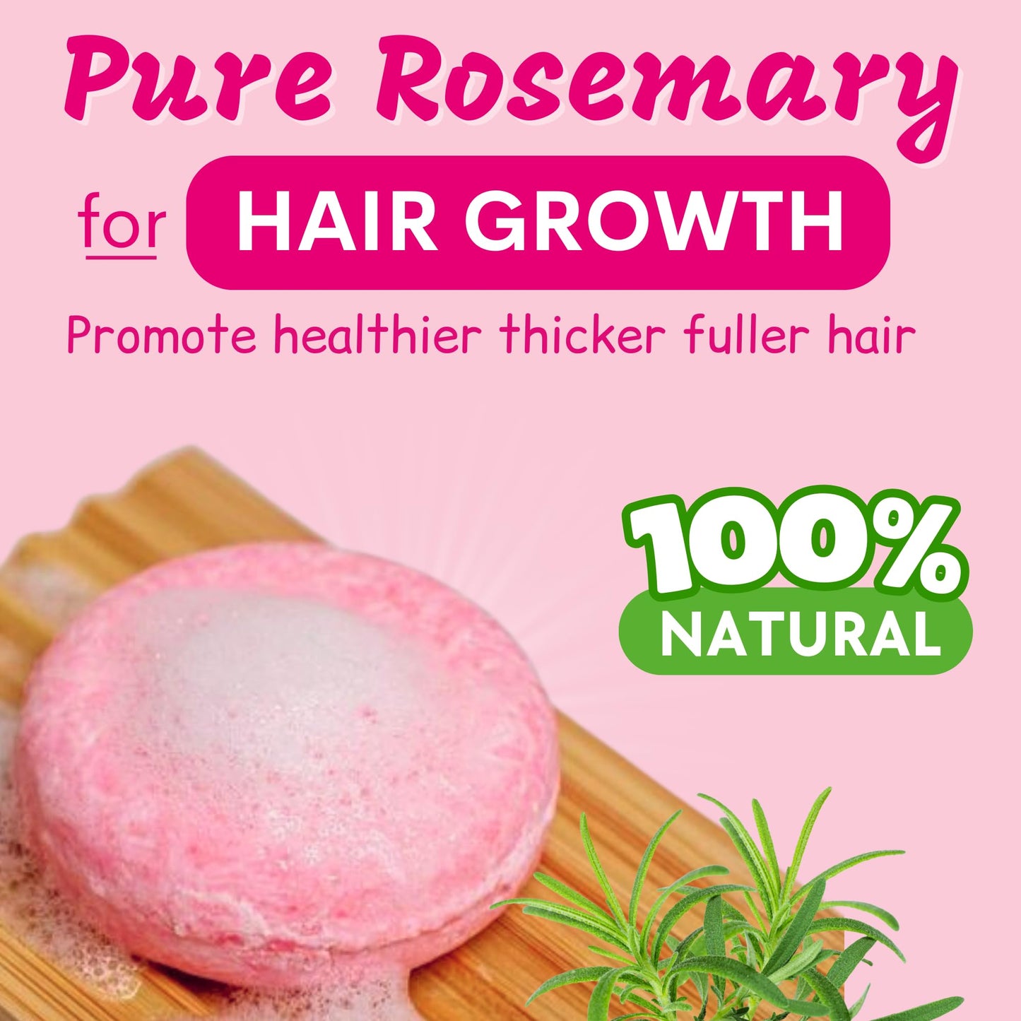 Muun Rosemary Shampoo and Conditioner Bar - Strengthening & Volumizing Solid Soap Bars, Clarifying Shampoo For Oily Hair & Scalp, pH Balanced, Sulfate & Silicone Free