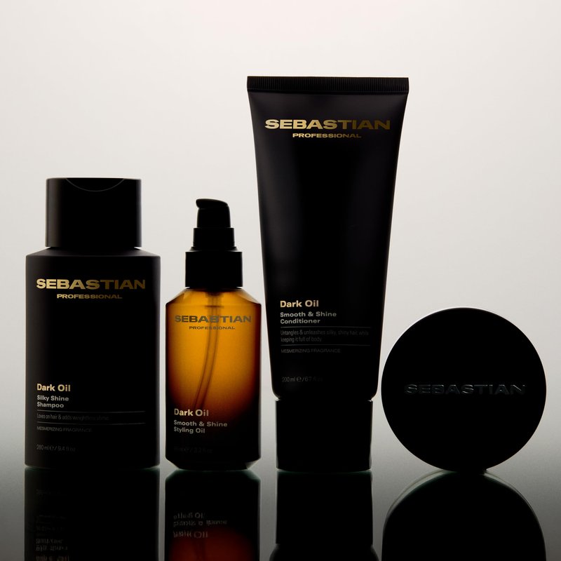 Sebastian Professional Dark Oil Smooth and Shine Conditioner | Infused with Jojoba & Argan Oil | 33.8 fl oz | Packaging May Vary