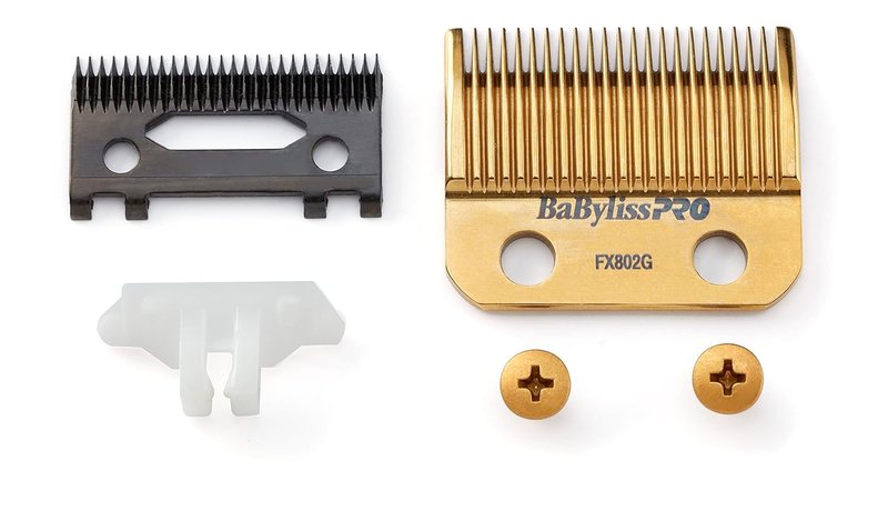 BaBylissPRO Replacement Taper Clipper Blades - Compatible with FX870, FX825, FX673 | 2-Hole Blade Systems