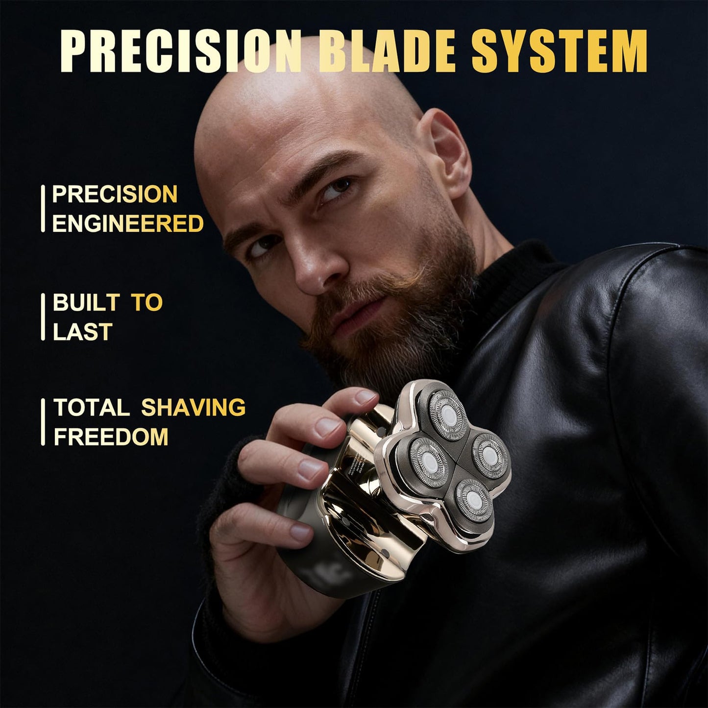 Razor Replacement Blades - for Forte PRO 4 Head Compatible with Skull Shaver Pitbull Pro - for Pitbull Silver Gold PRO SX5 & Palm MX5 & Butterfly Kiss Pro - Bald Men Electric Shavers Accessories