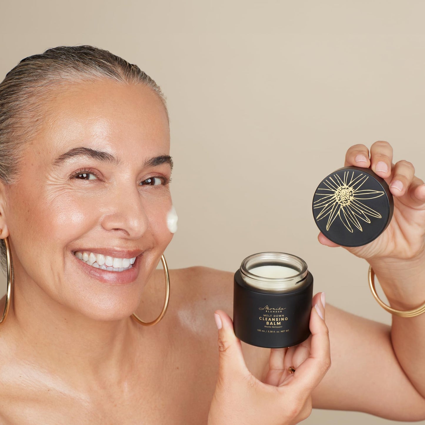 Monika Blunder Beauty Cleansing Balm Makeup Remover Hydrating Cleansing Balm for Sensitive Skin | Clean Beauty Makeup Removing Balm with Botanical Oils | 3.38 fl. oz