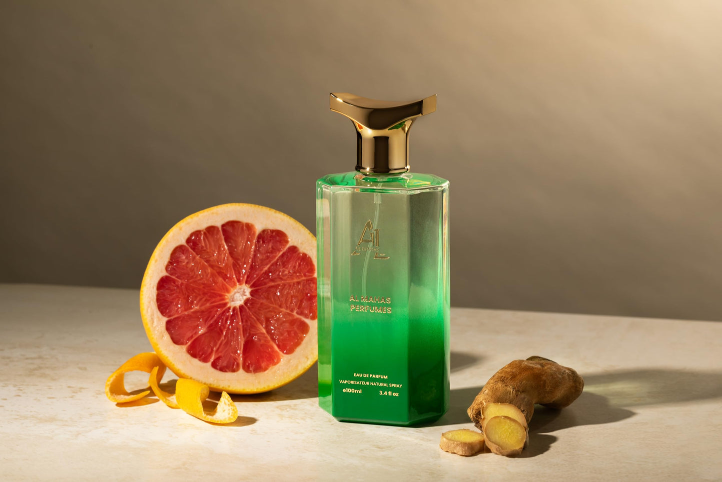 AL MAHAS Lime&Site Perfume - Eau de Parfum 100 ml (3.4 Oz) Long Lasting Fresh Unisex Perfume, Citrus & Lime Cologne. Notes: Fresh ginger, Grapefruit, Labdanum, Ambroxan, Cascalone, Ambergris
