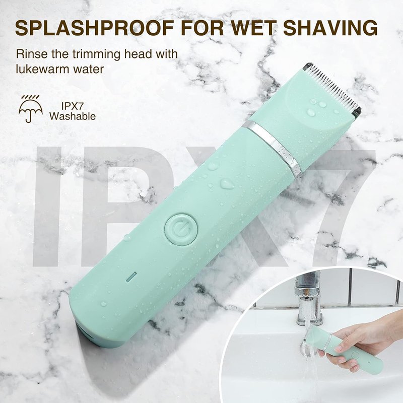 AREYZIN Professional USB Rechargeable Body Hair Trimmer - Waterproof Bikini & Ear/Nose Trimmer for Men & Women