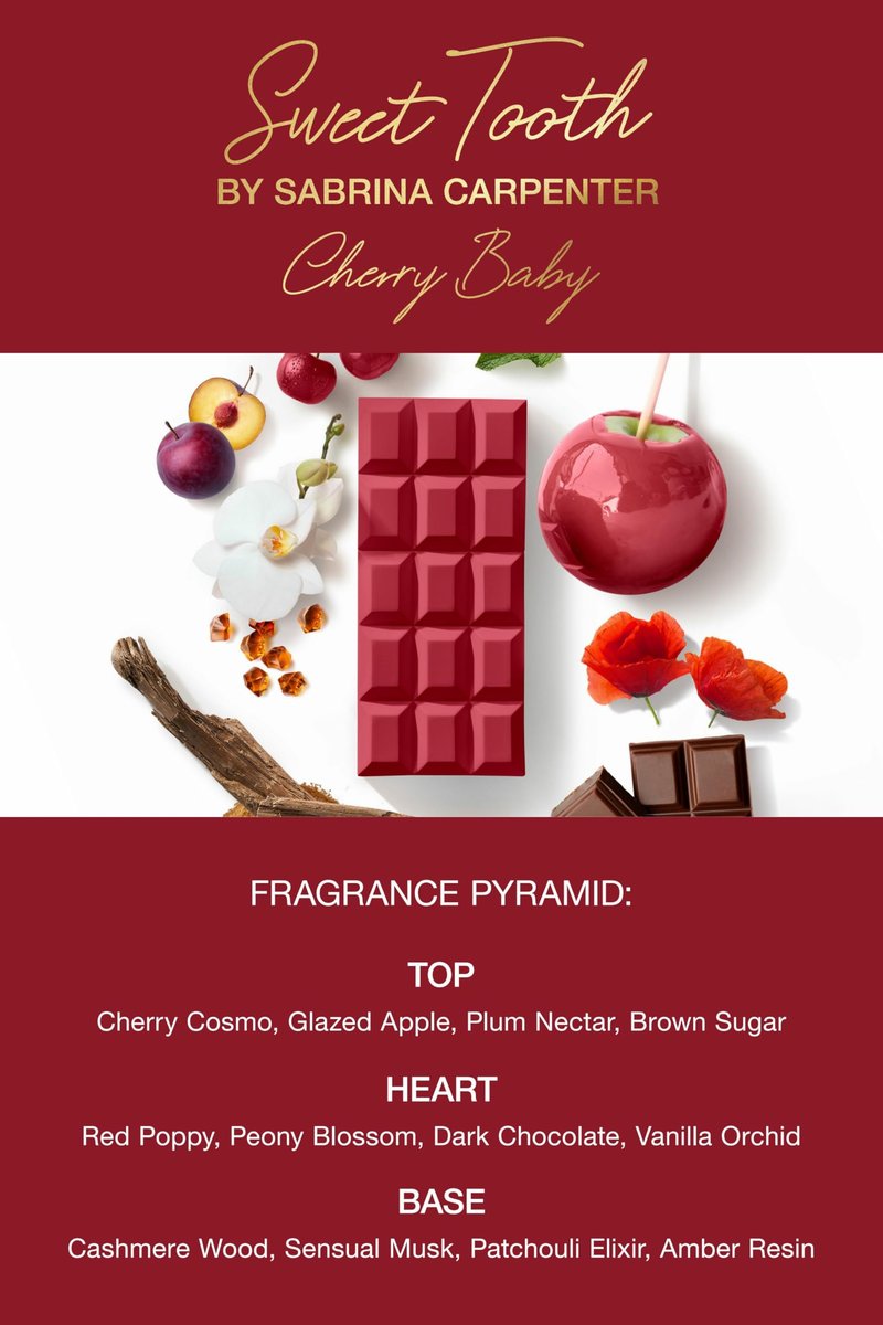 SCENT BEAUTY Sabrina Carpenter Eau de Parfum - Cherry Baby - 1 fl oz